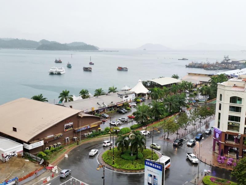 Kk Waterfront Suites At Marina Court โกตาคินาบาลู ภายนอก รูปภาพ